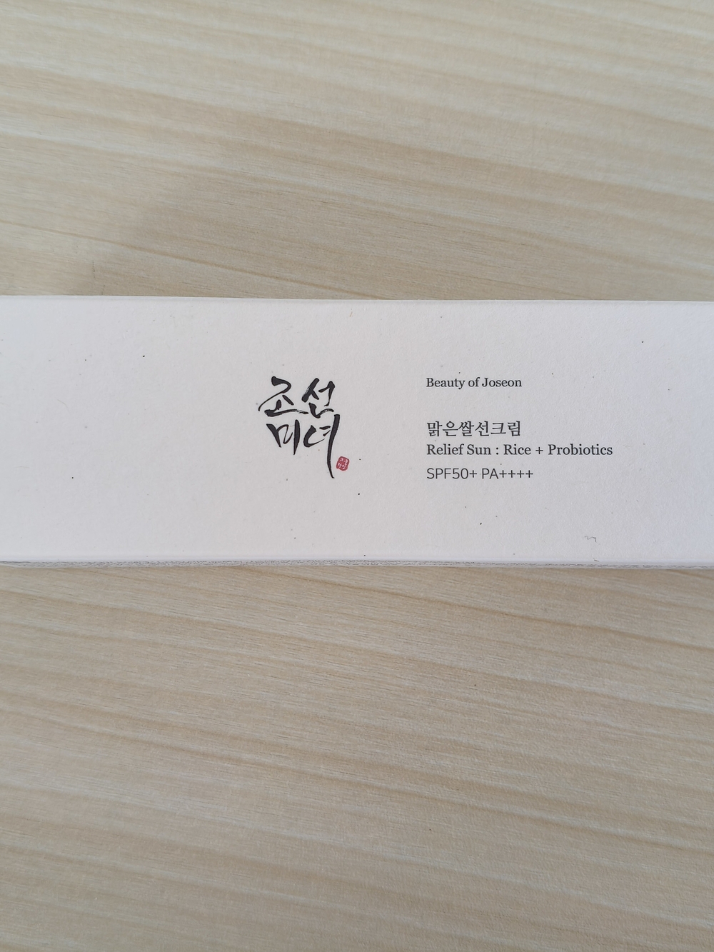 Beauty of Joseon Relief Sun Rice + Probiotics SPF50+ PA++++ - White Box